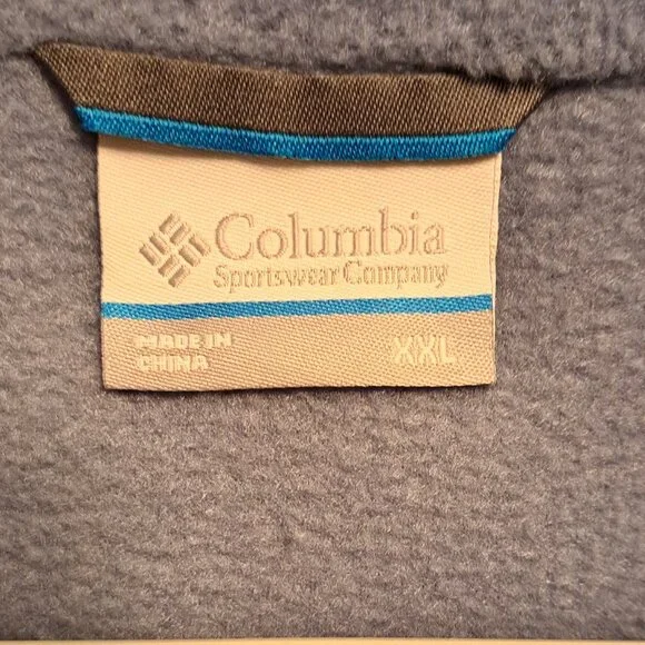 Columbia Steens Mountain Full-Zip Fleece Jacket for Men in Two Tone Blue - Picture 2 of 8